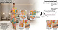 Short sleeves Comfort Fit Linen Night Suit for Women