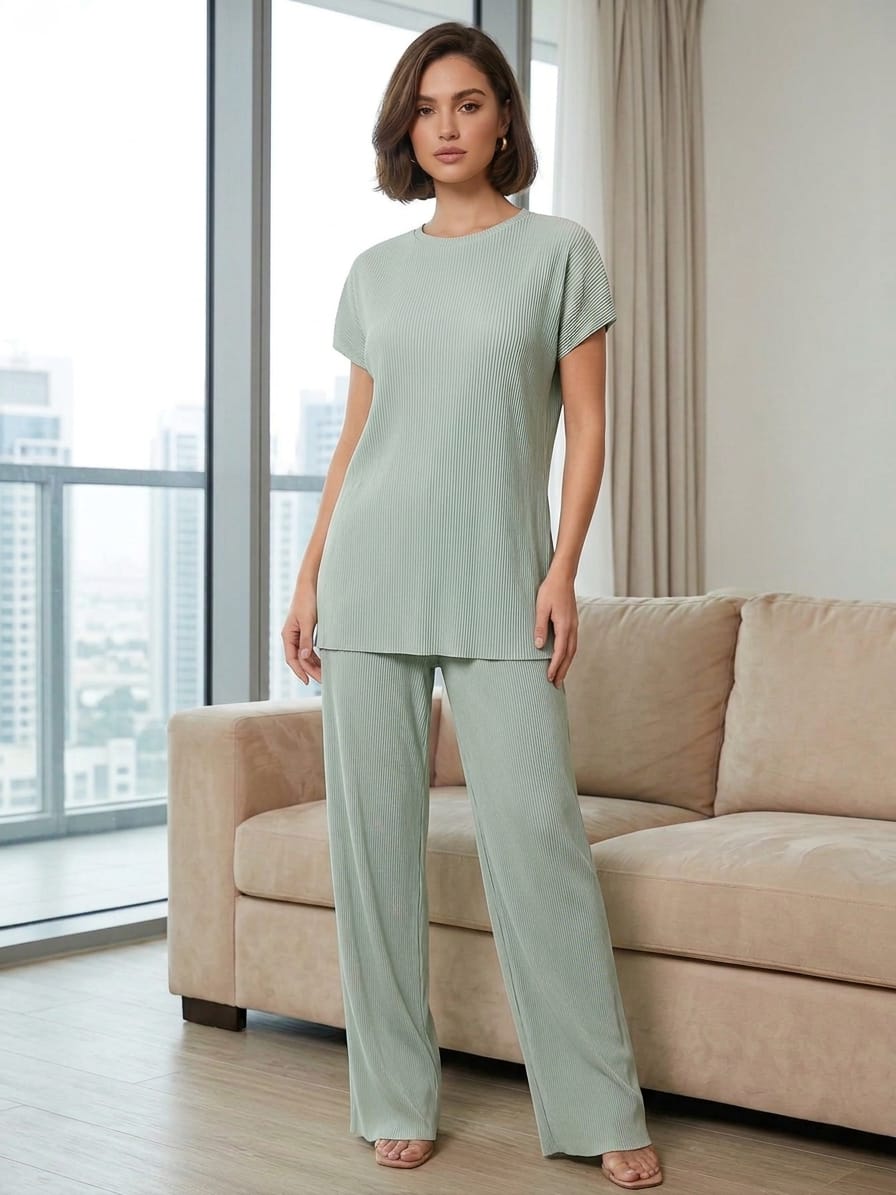 Women’s Cooling Ice Silk Co-ord Pyjama Set